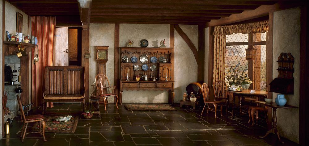 E-5: English Cottage Kitchen of the Queen Anne Period, 1702-14 by Narcissa Niblack Thorne (Designer)