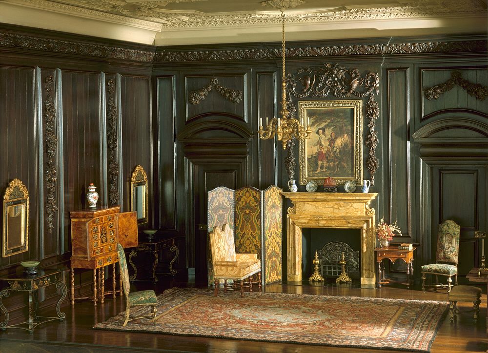 E-4: English Drawing Room of the Late Jacobean Period, 1680-1702 by Narcissa Niblack Thorne (Designer)