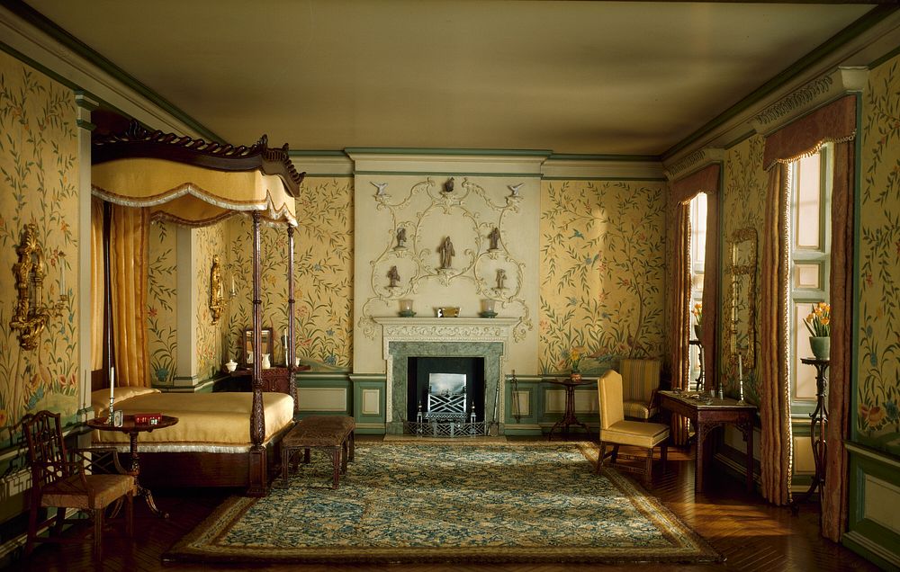 E-8: English Bedroom of the Georgian Period, 1760-75 by Narcissa Niblack Thorne (Designer)