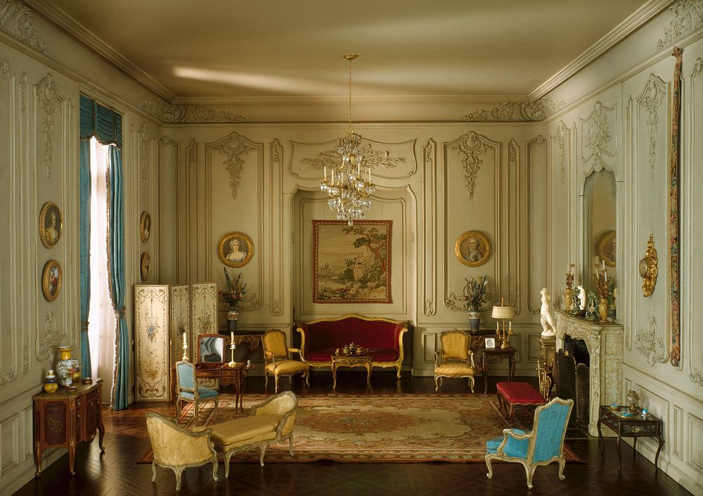 E-21: French Boudoir of the Louis XV Period, 1740-60 by Narcissa Niblack Thorne (Designer)