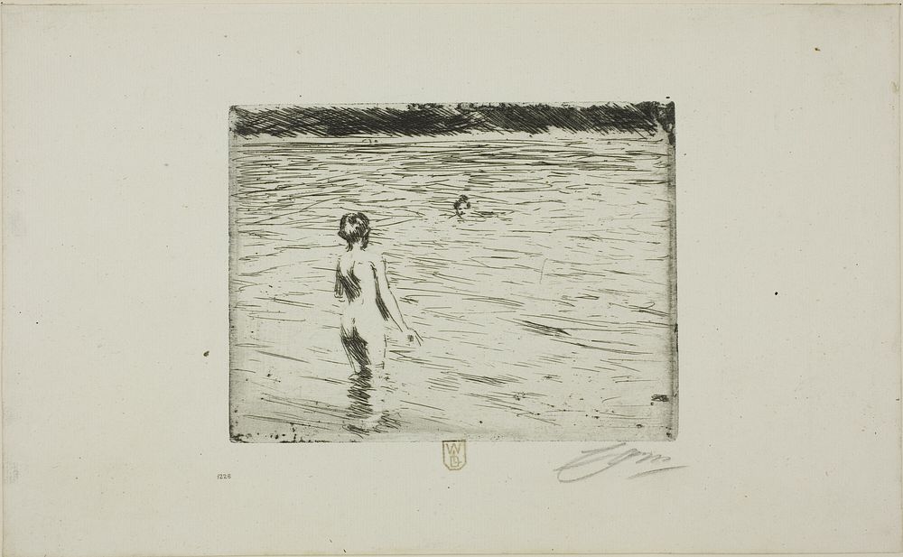 Mother Bathing by Anders Zorn