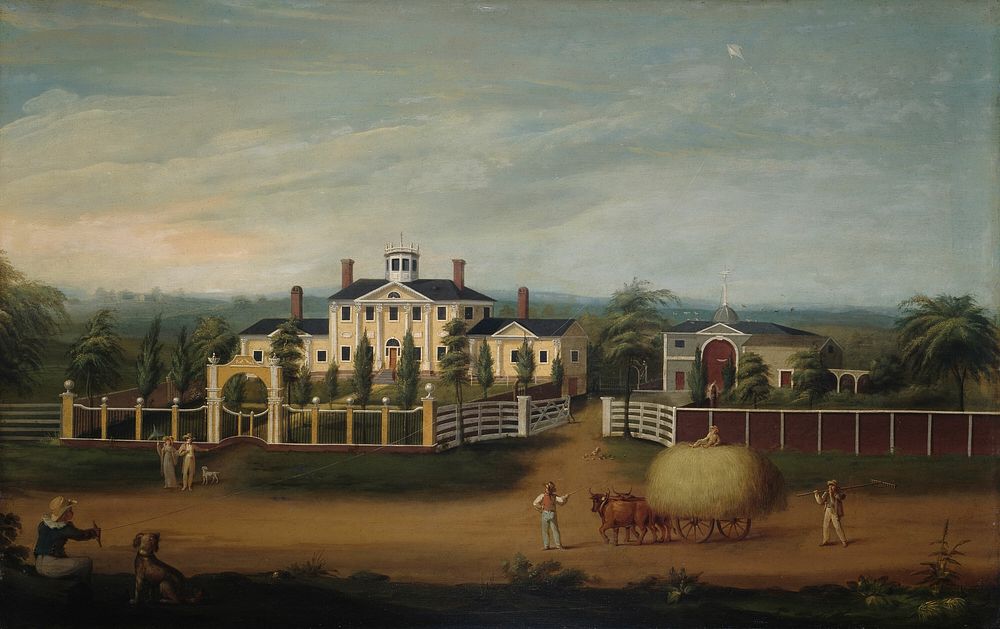 New England Country Seat by Artist unknown