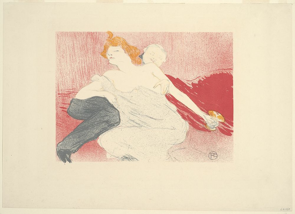 Debauchery (second plate) by Henri de Toulouse-Lautrec