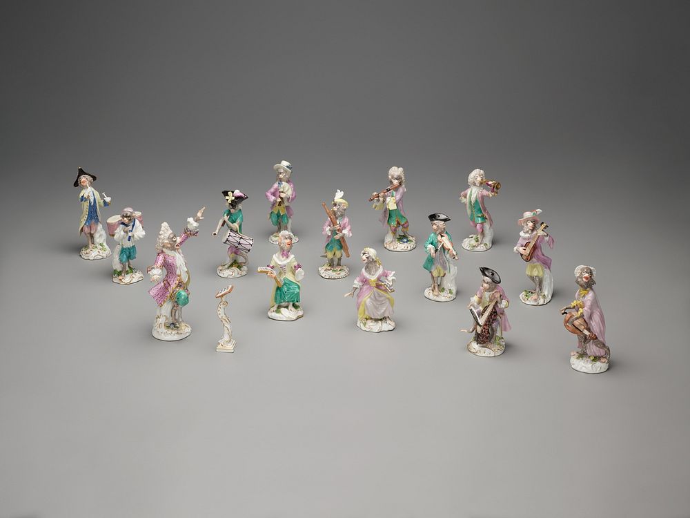 Conductor for the Monkey Band by Meissen Porcelain Manufactory (Manufacturer)