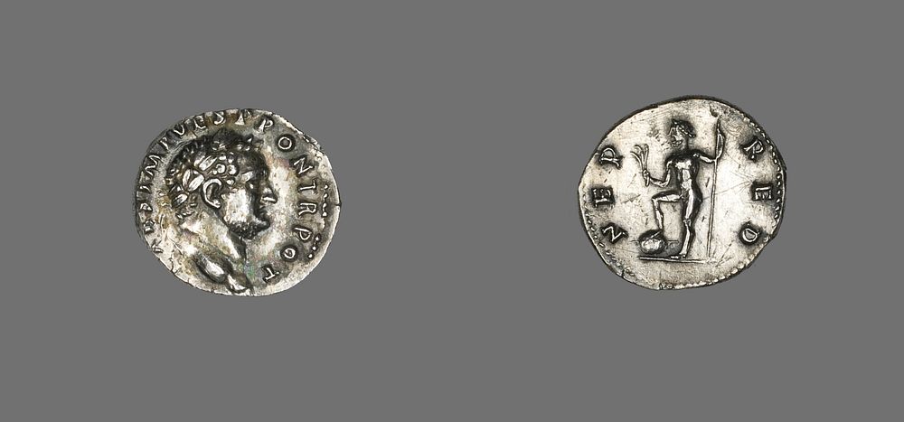 Denarius (Coin) Portraying Emperor Titus by Ancient Roman