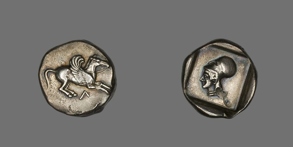 Coin Depicting Pegasus by Ancient Greek