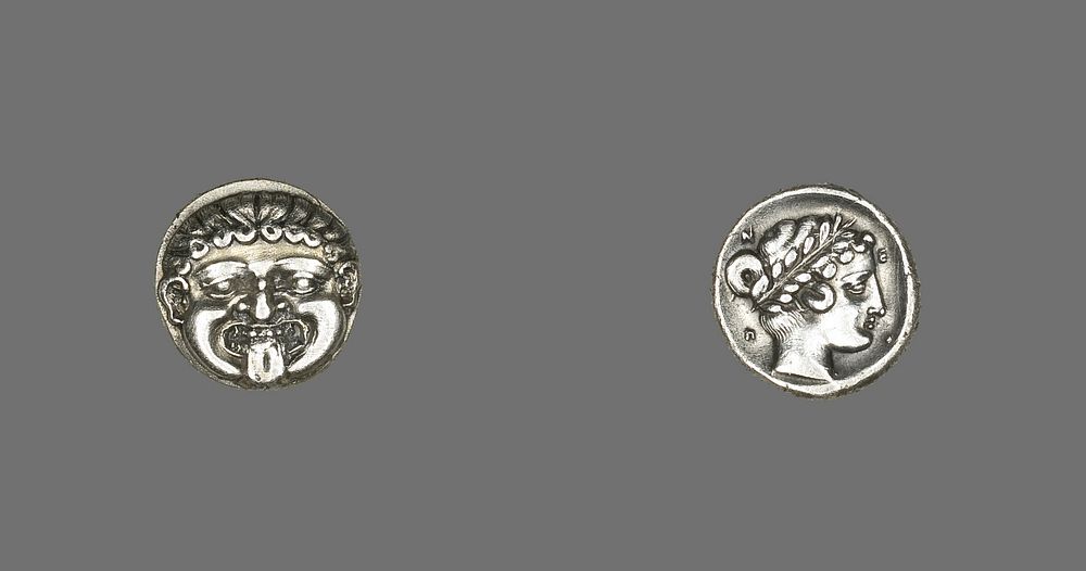 Drachm (Coin) Depicting the Gorgon Medusa by Ancient Greek