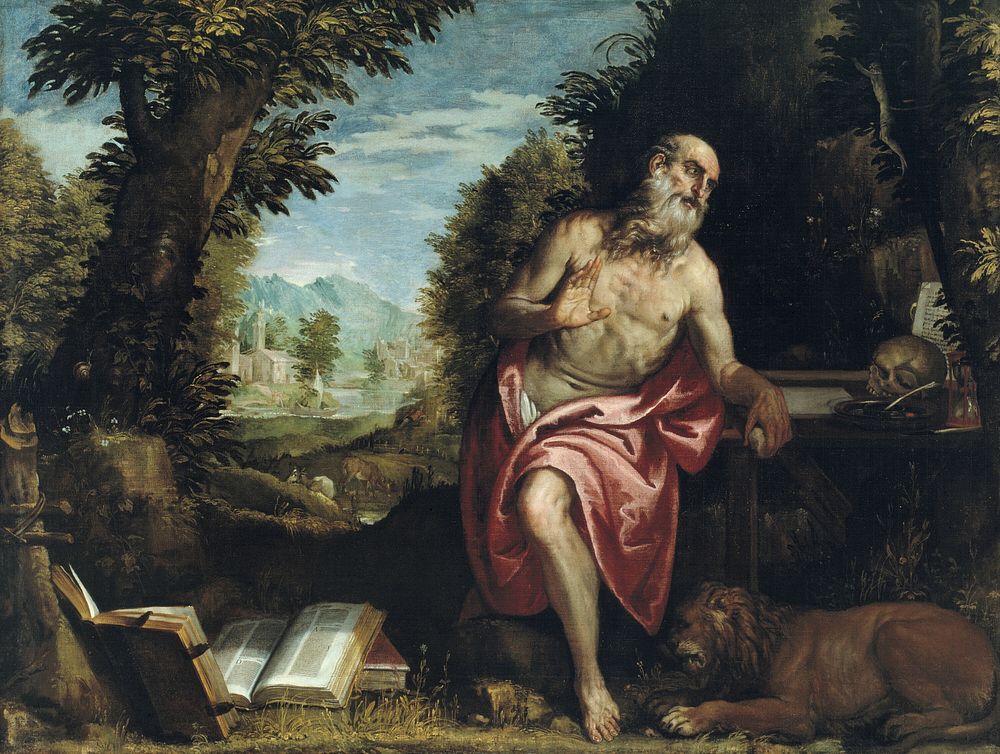 Saint Jerome in the Wilderness by Workshop of Paolo Veronese