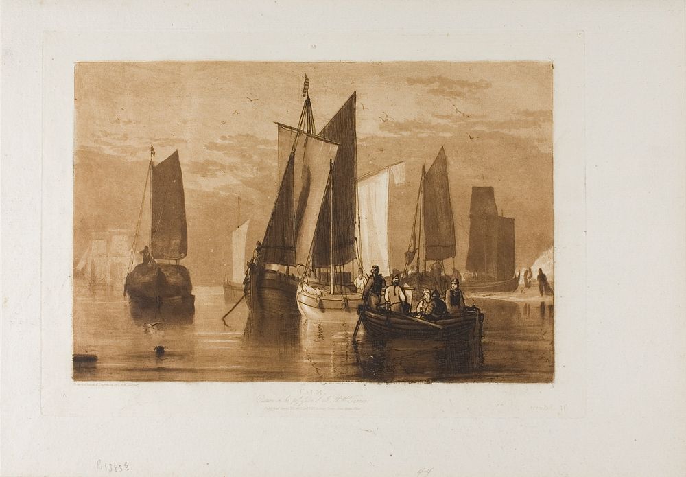 Calm, plate 44 from Liber Studiorum by Joseph Mallord William Turner