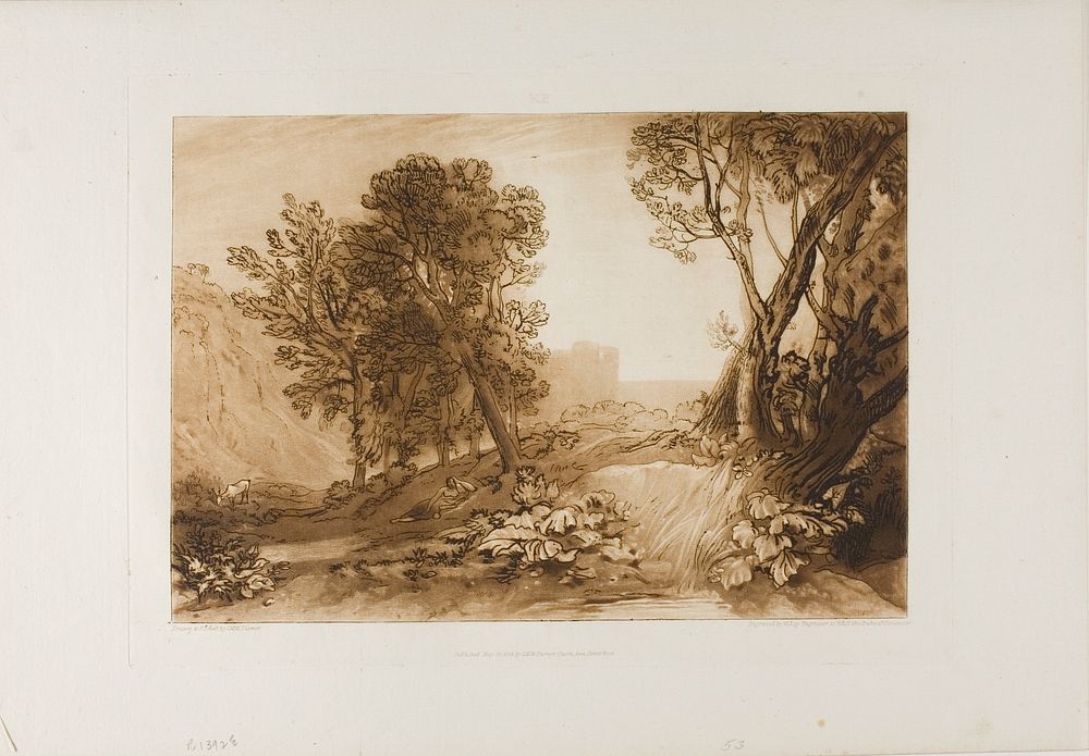 Solitute, plate 53 from Liber Studiorum by Joseph Mallord William Turner