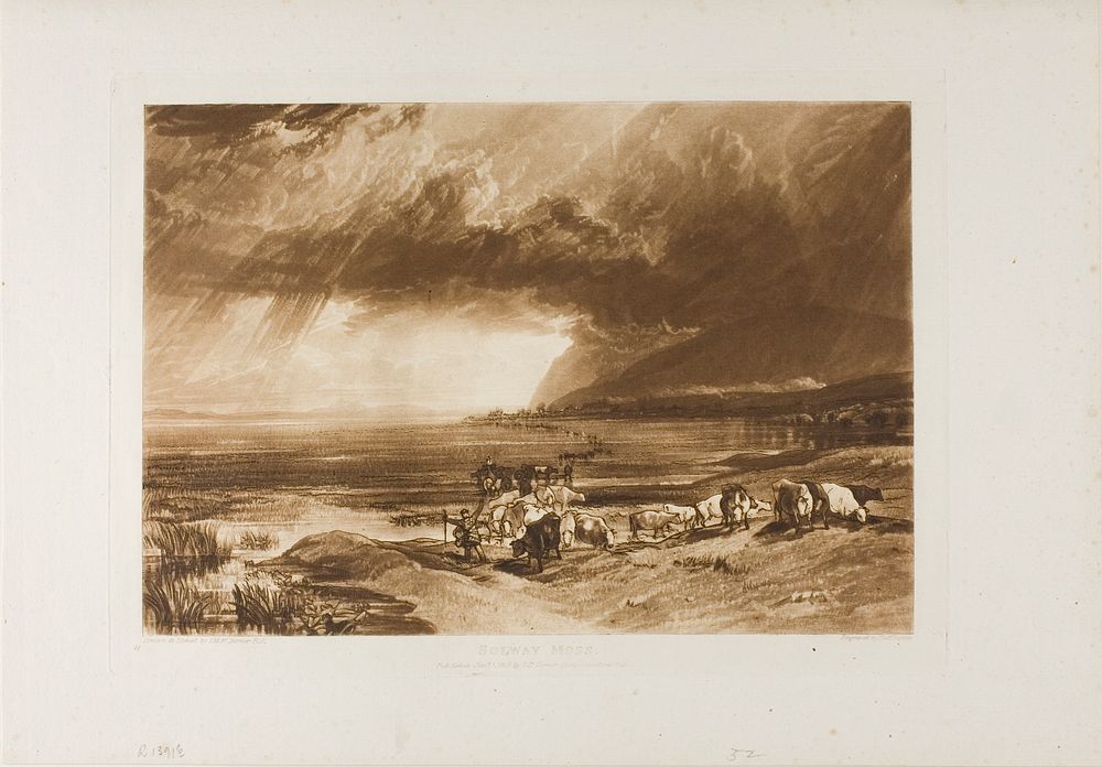 Solway Moss, plate 52 from Liber Studiorum by Joseph Mallord William Turner