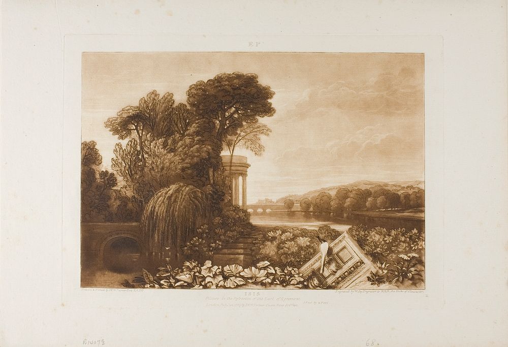 Isis, plate 68 from Liber Studiorum by Joseph Mallord William Turner