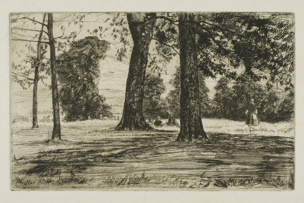 Greenwich Park by James McNeill Whistler