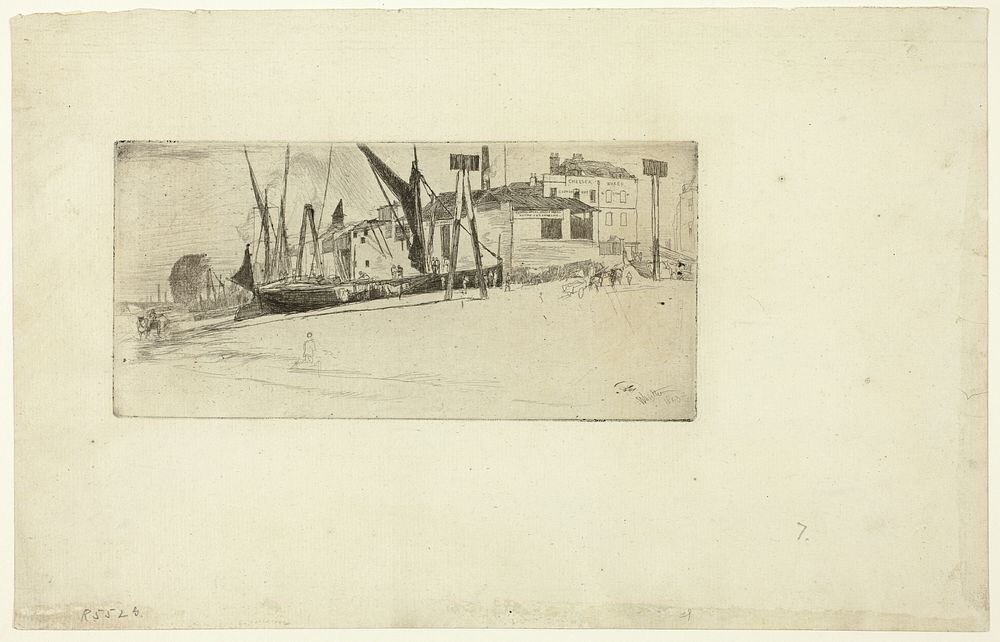 Chelsea Wharf by James McNeill Whistler