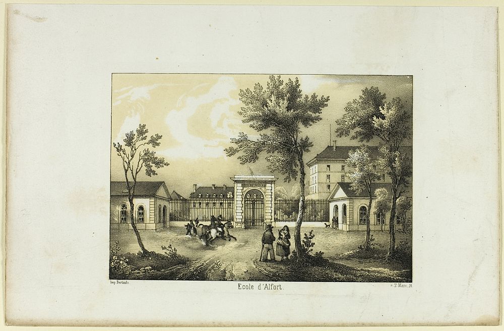 Ecole d'Alfort by Charles-Nicolas Lemercier