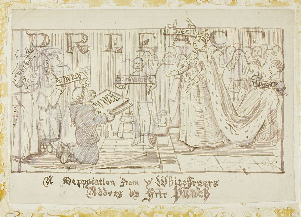 A Deputation from the Whitefriars by Charles Samuel Keene