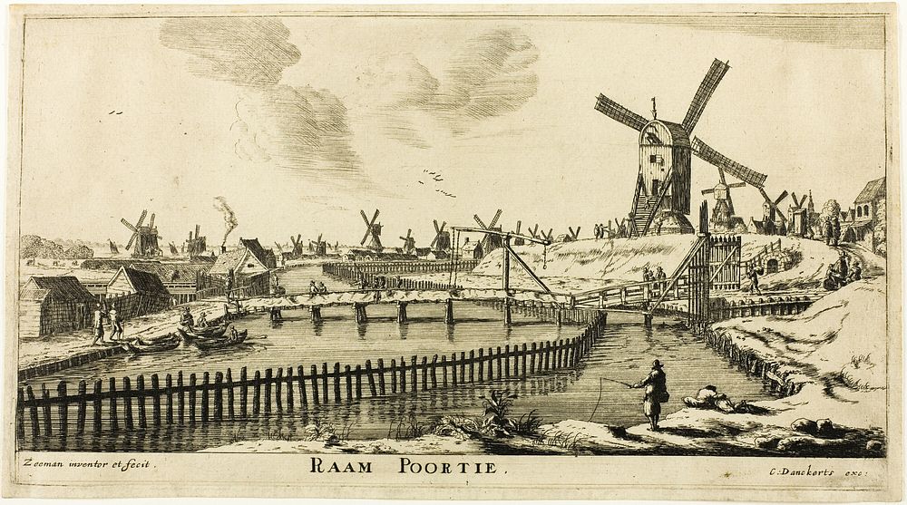 Raam Gate, from The Eight City Gates of Amsterdam by Reinier Zeeman, (Reinier Nooms)