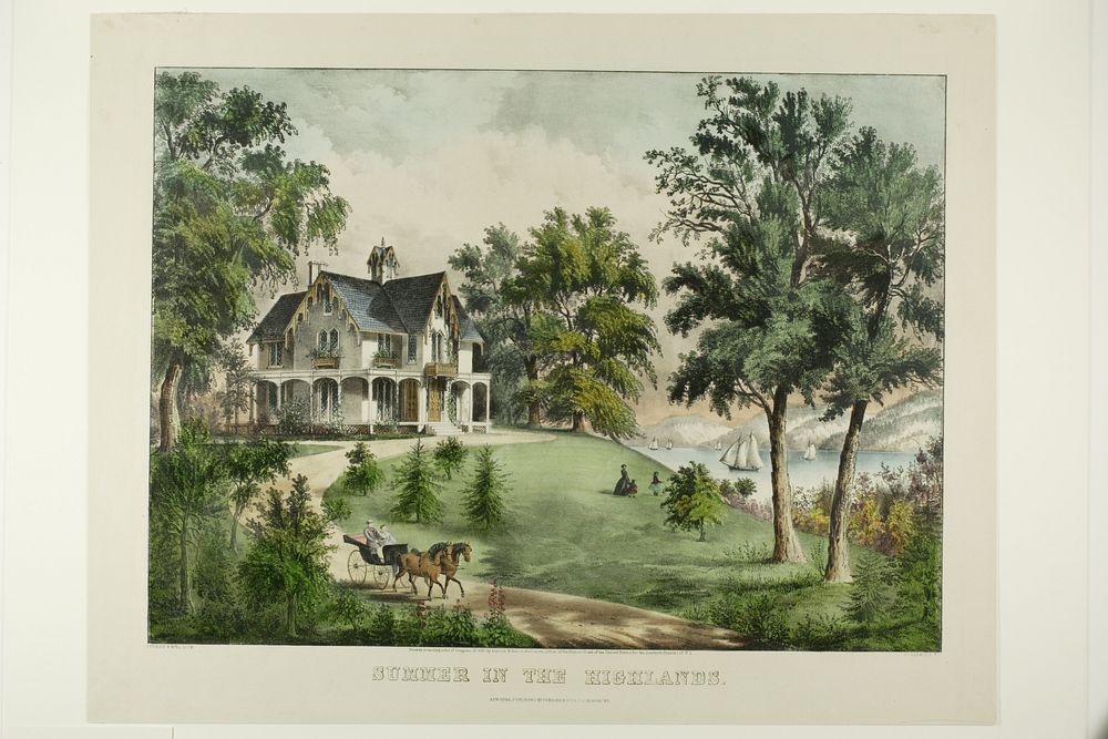 Summer in the Highlands by Currier & Ives