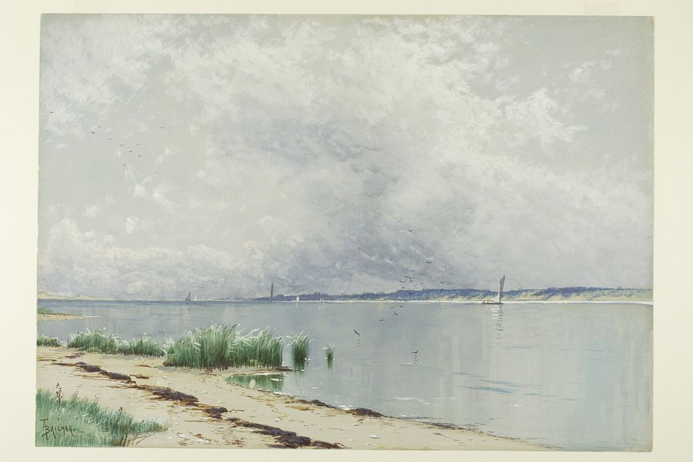 Reflected Reeds by Alfred Thompson Bricher