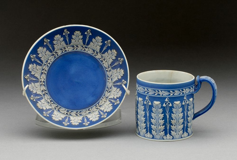 Coffee Can and Saucer by Wedgwood Manufactory (Manufacturer)