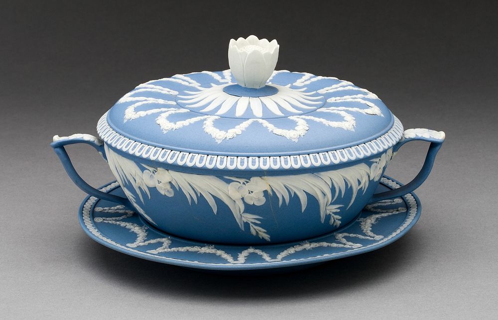 Covered Dish and Plate by Wedgwood Manufactory (Manufacturer)