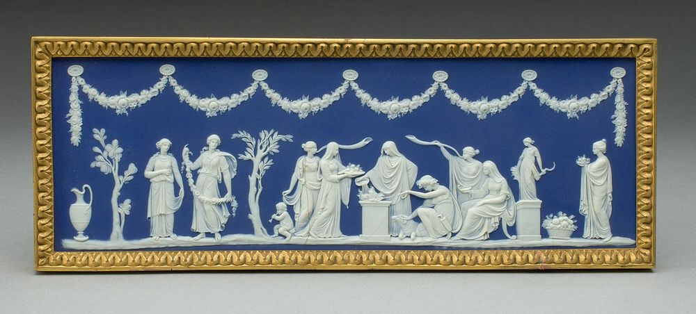 Plaque with Sacrifice to Ceres by Wedgwood Manufactory (Manufacturer)