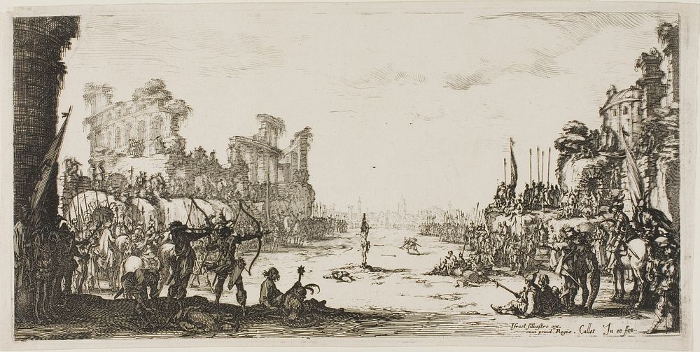 The Ordeal by Arrows (Saint Sebastian) by Jacques Callot