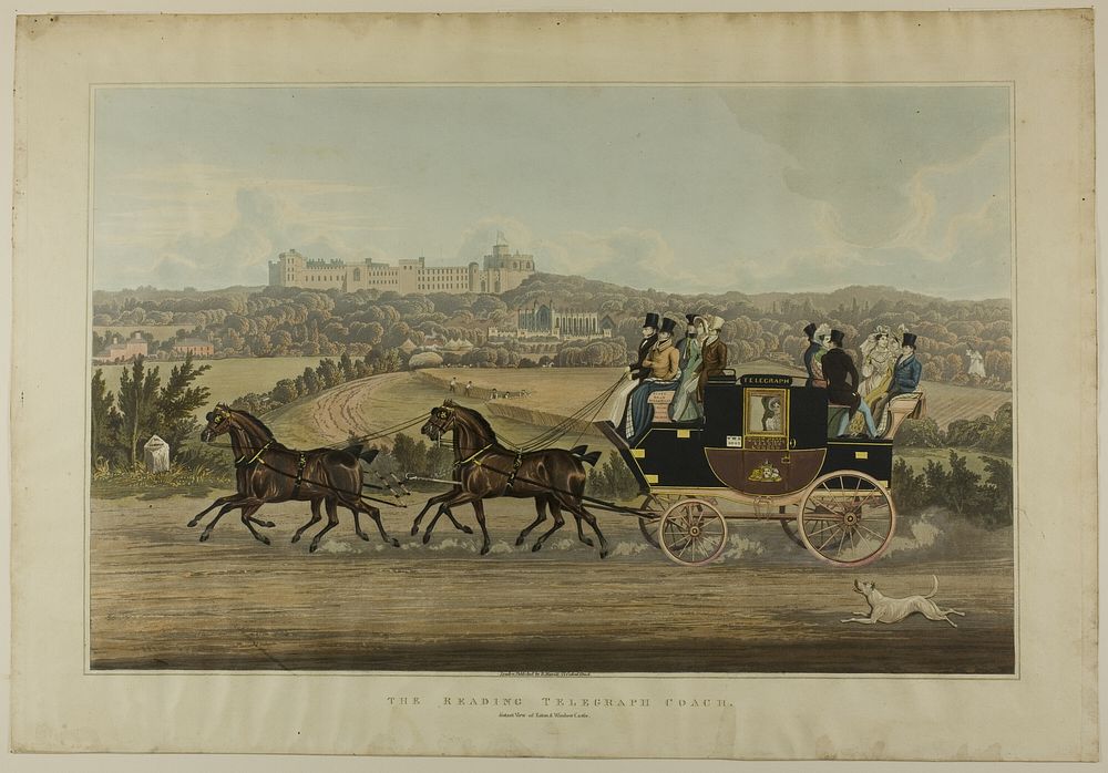 The Reading Telegraph Coach by Robert Havell