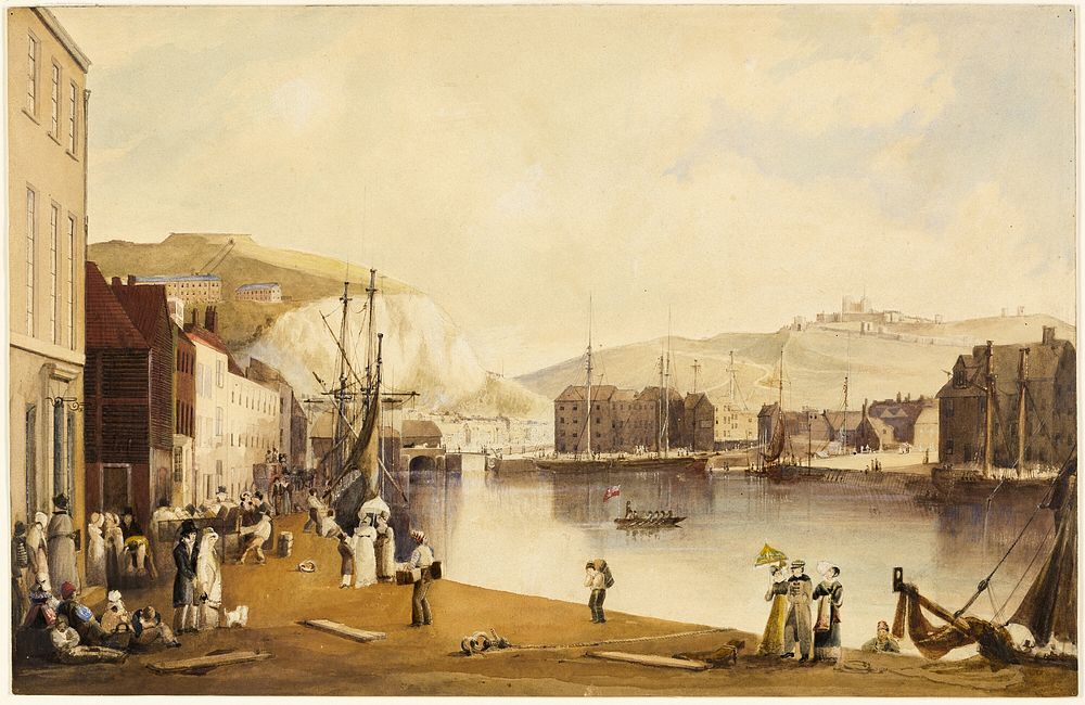 Dover Harbor by John Gendall