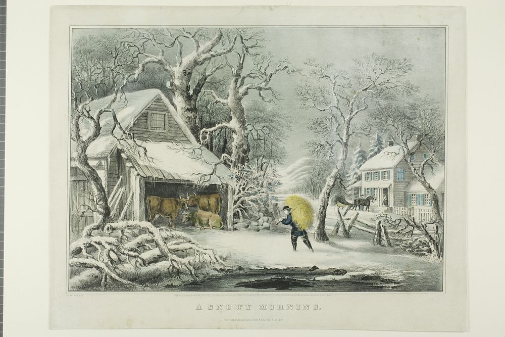 A Snowy Morning by Fanny F. Palmer