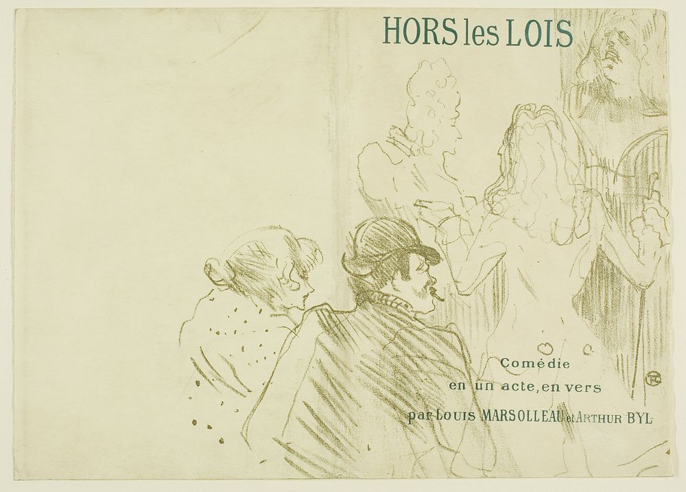 Homage to Molière by Henri de Toulouse-Lautrec