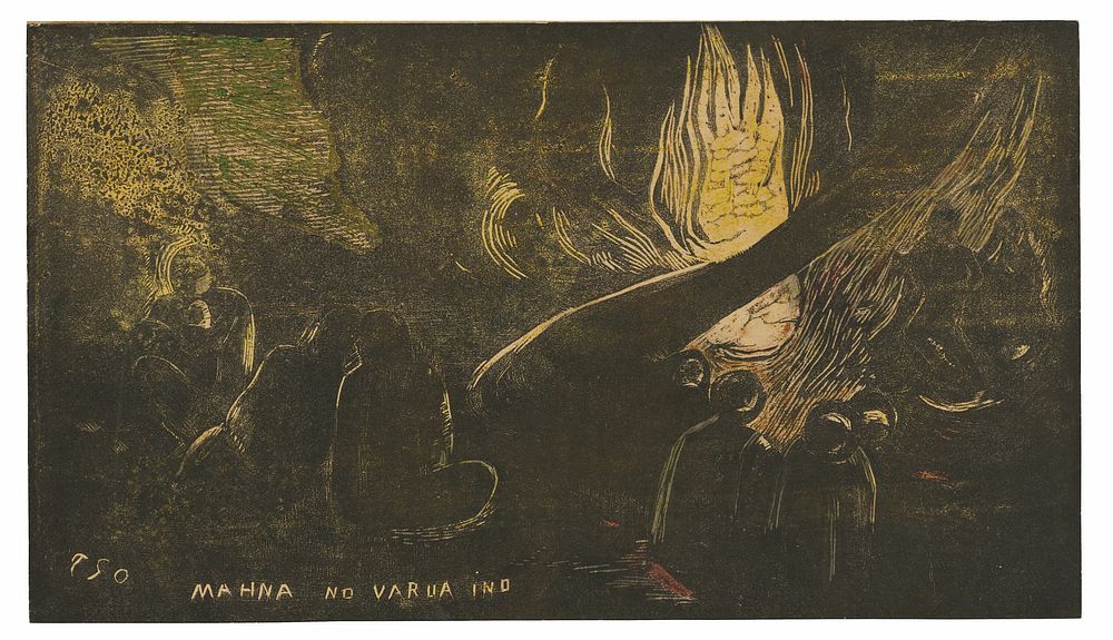 Mahna no varua ino (The Devil Speaks), from the Noa Noa Suite by Paul Gauguin
