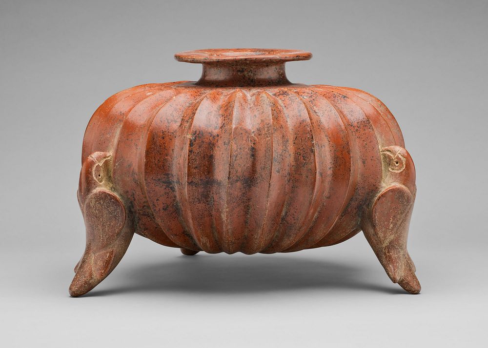 Vessel in the Form of a Calabash by Colima