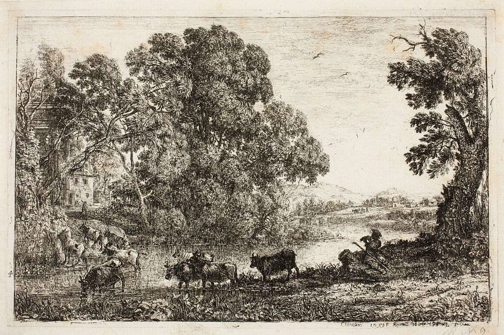 The Cowherd by Claude Lorrain