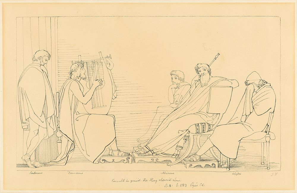 The Song of Demodocus by John Flaxman