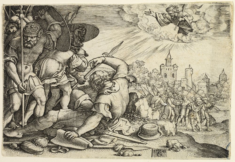 The Conversion of St. Paul by Georg Pencz