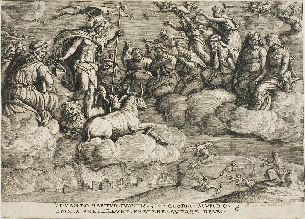 The Triumph of Eternity, plate six from The Triumphs of Petrarch by Georg Pencz
