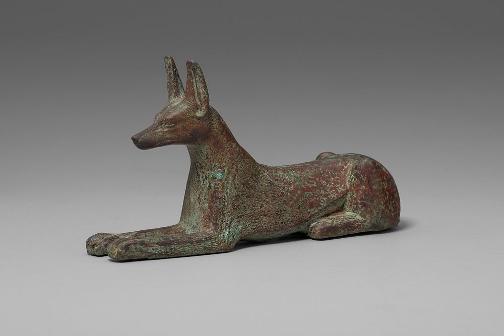 Statuette of a Jackal by Ancient Egyptian