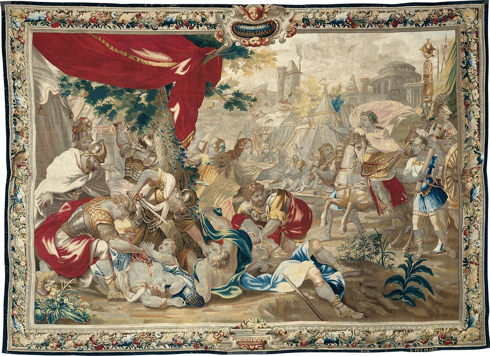 The Massacre at Jerusalem, from The Story of Titus and Vespasian by Geraert Peemans