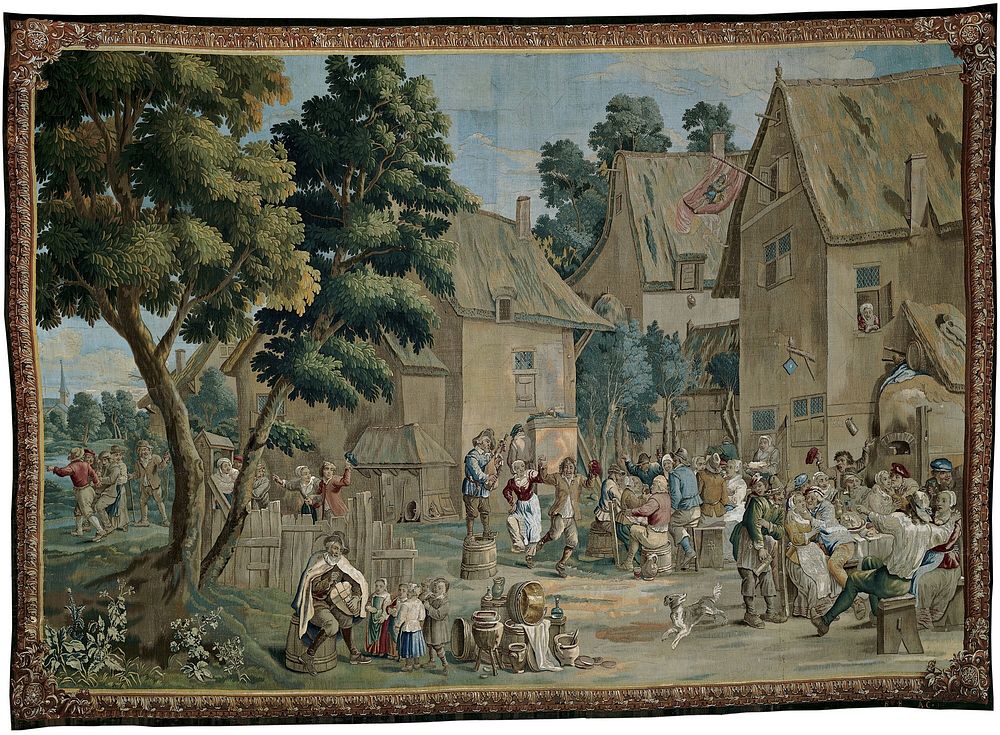 Village Fete (Saint George's Fair), from a Teniers series by David Teniers (Designer)