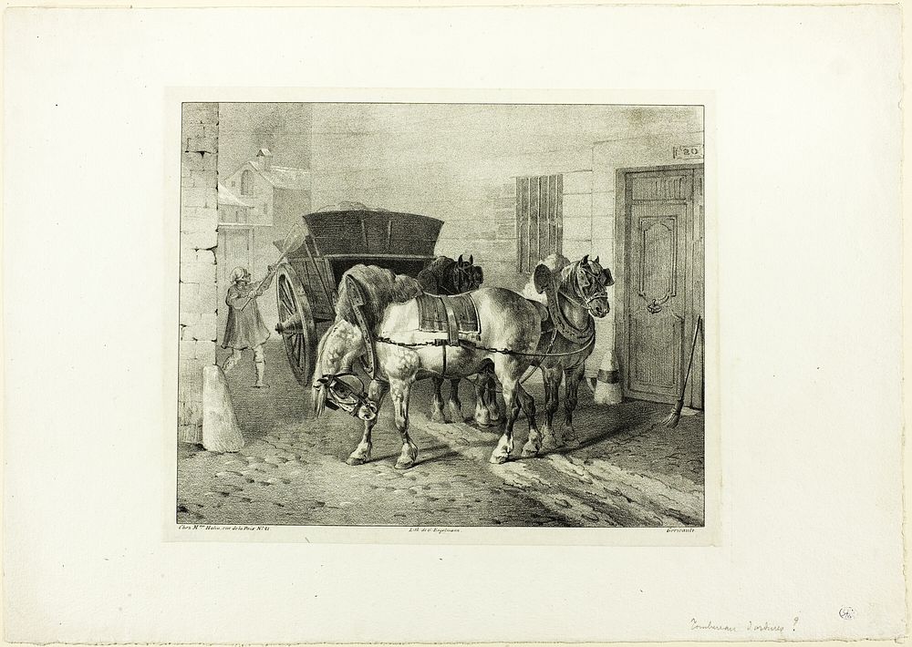 Street Cleaners by Jean Louis André Théodore Géricault
