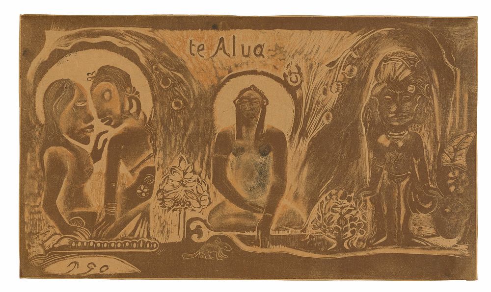 Te atua (The God), from the Noa Noa Suite by Paul Gauguin