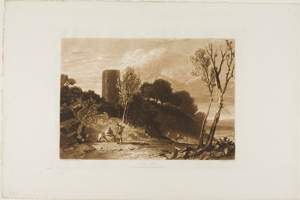 Winchelsea, Sussex, plate 42 from Liber Studiorum by Joseph Mallord William Turner
