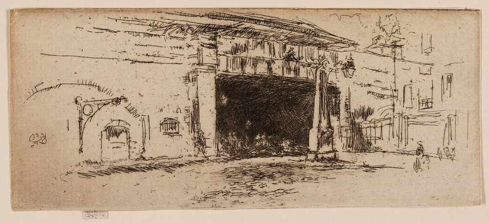 Railway Arch, American Square by James McNeill Whistler
