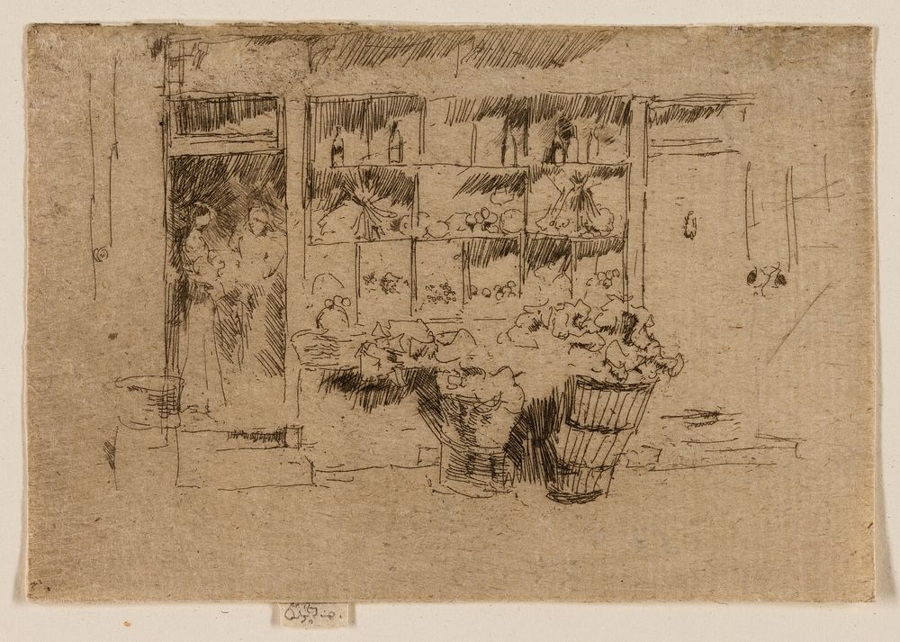 Little Greengrocer's Shop, Chelsea by James McNeill Whistler
