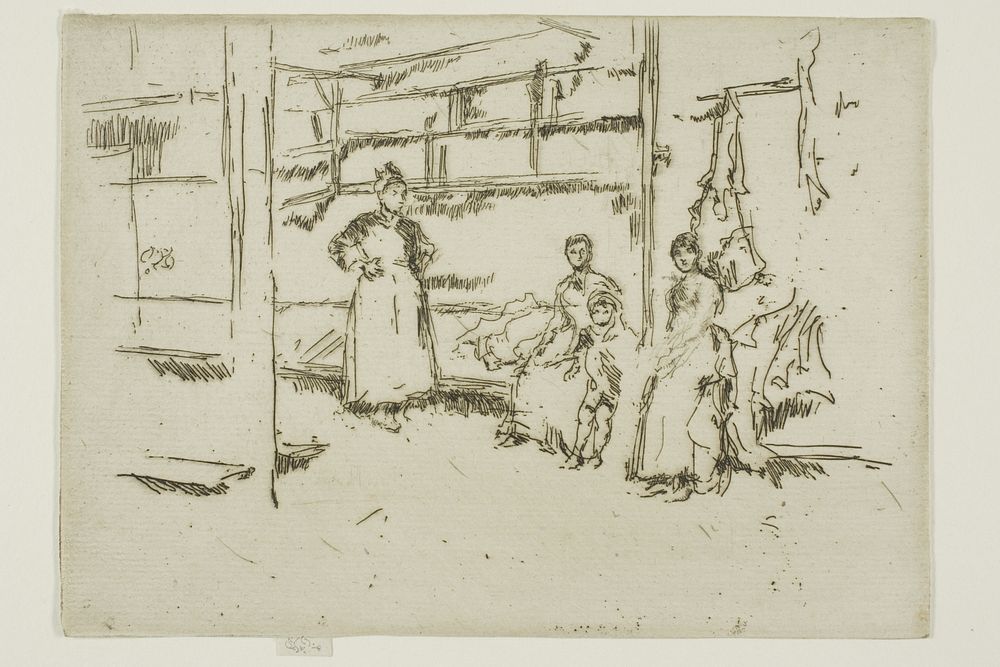 After the Sale, Clothes Exchange, Houndsditch by James McNeill Whistler