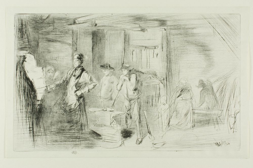 The Forge by James McNeill Whistler
