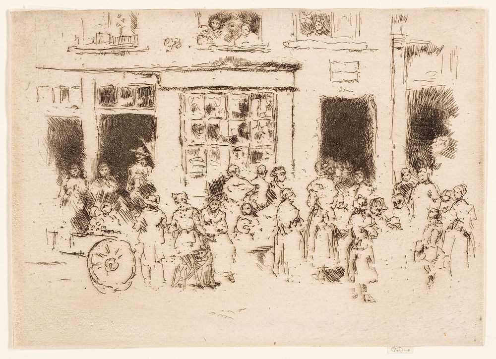 High Street, Brussels by James McNeill Whistler