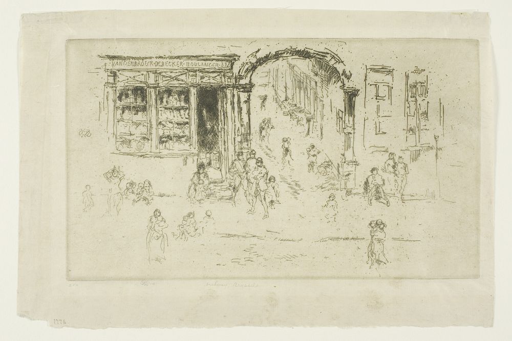 Archway, Brussels by James McNeill Whistler