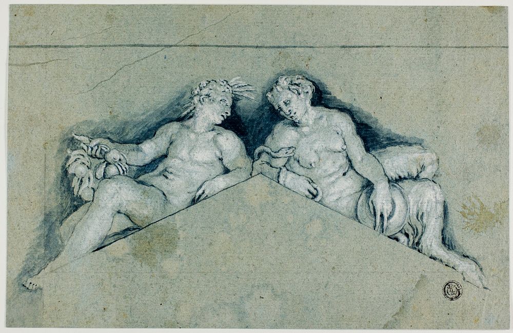 Overdoor with Allegorical Male Figure by Veronese (Paolo Caliari)